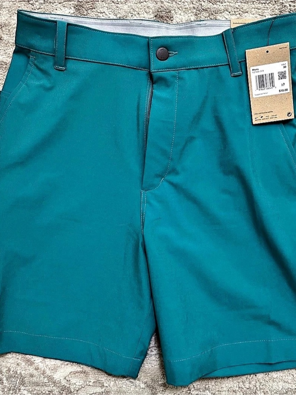 Nike Dri-FIT Standard Fit Shorts Men's Blue Shorts Waist 28 NWT